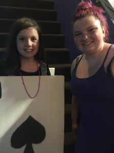 Marie and Lu after the play.