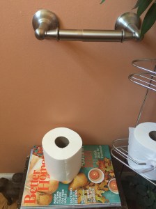 Because putting the toilet paper on the roll is just asking too much.